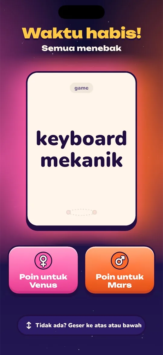 Layar Waktu habis tempat kedua tim bisa merebut kata terakhir